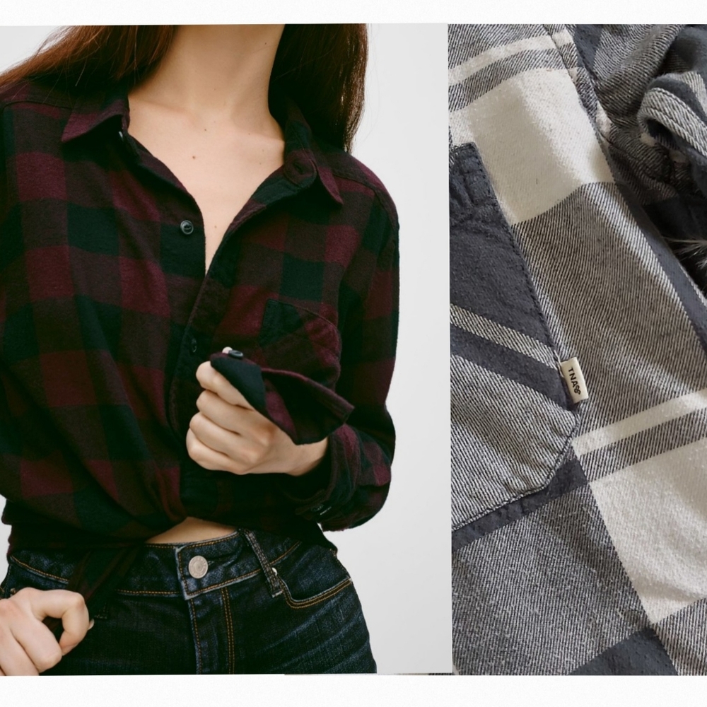 TNA Brisco Blouse Boyfriend Fit